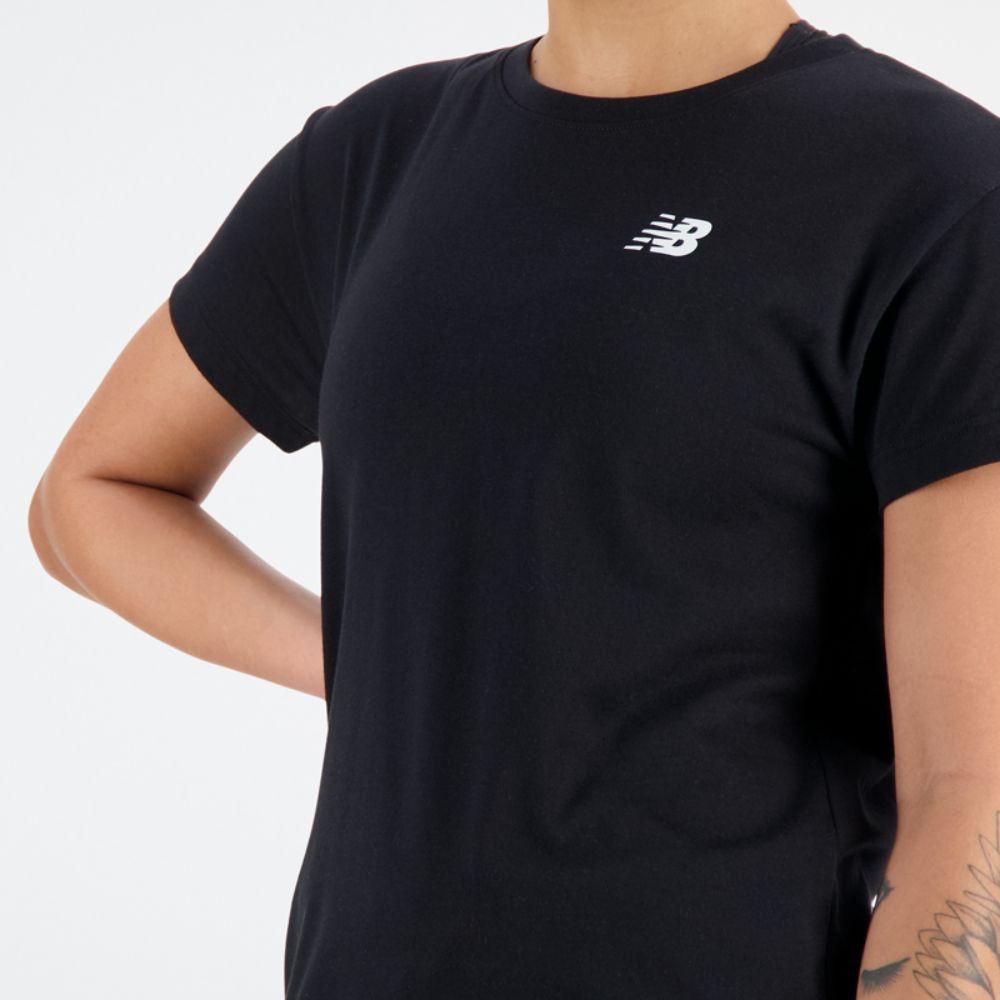 Polera Entrenamiento Mujer New Balance Relentless Heathertech Negro-3