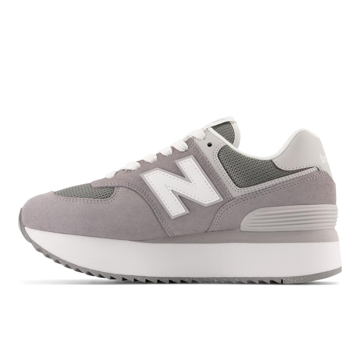 Zapatillas Urbanas Mujer New Balance 574 + Gris-1