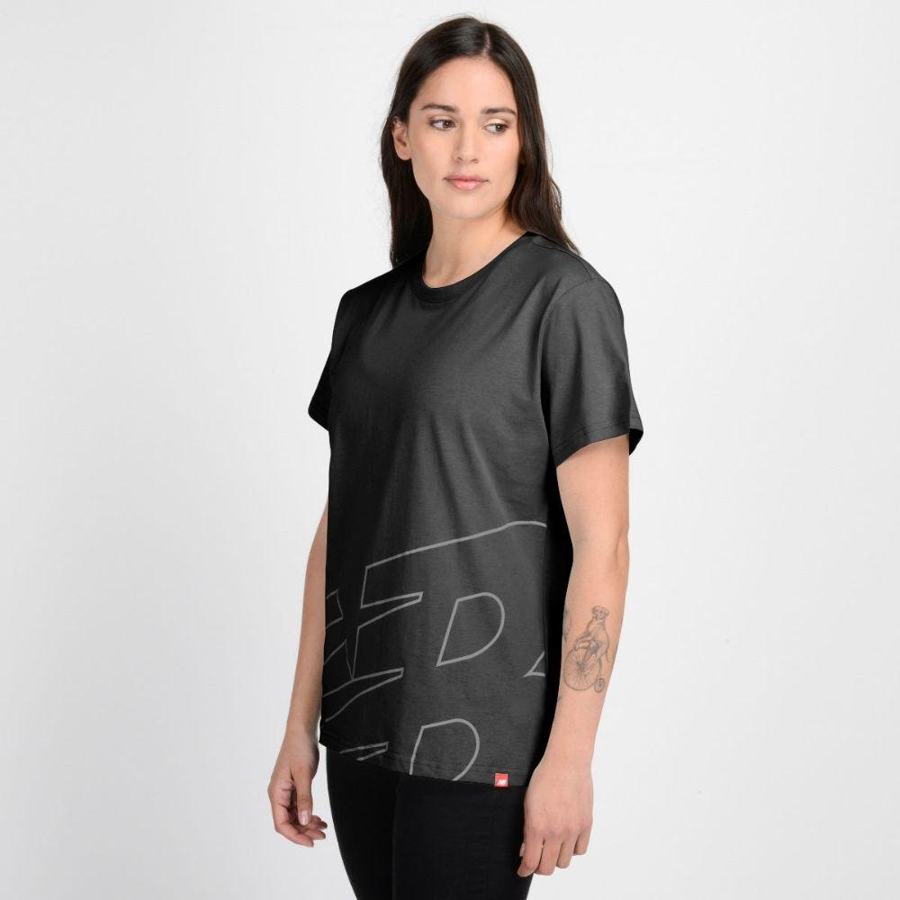 Polera Lifestyle Mujer New Balance Negra-1