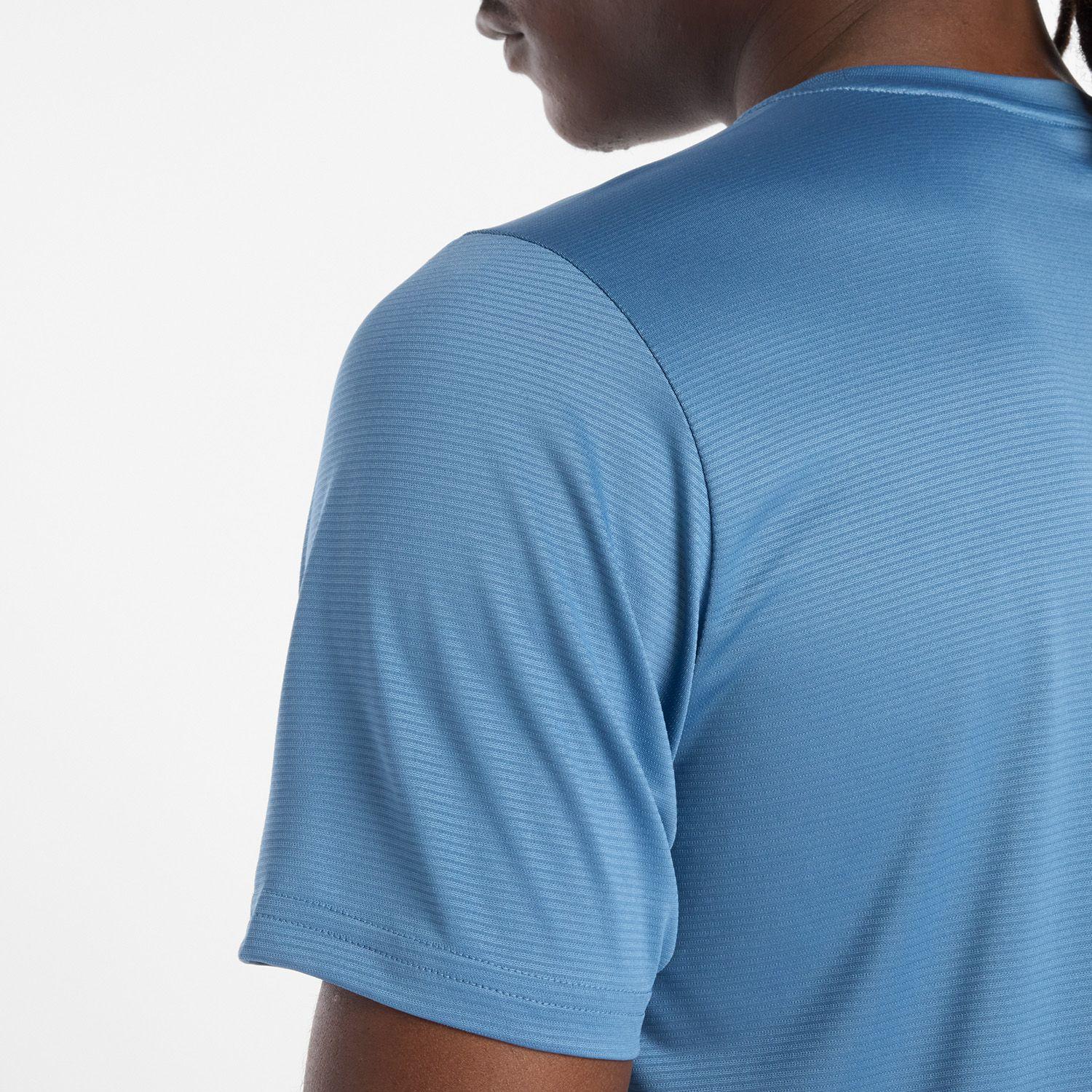 Polera Running Hombre New Balance Sport Essentials Azul-3