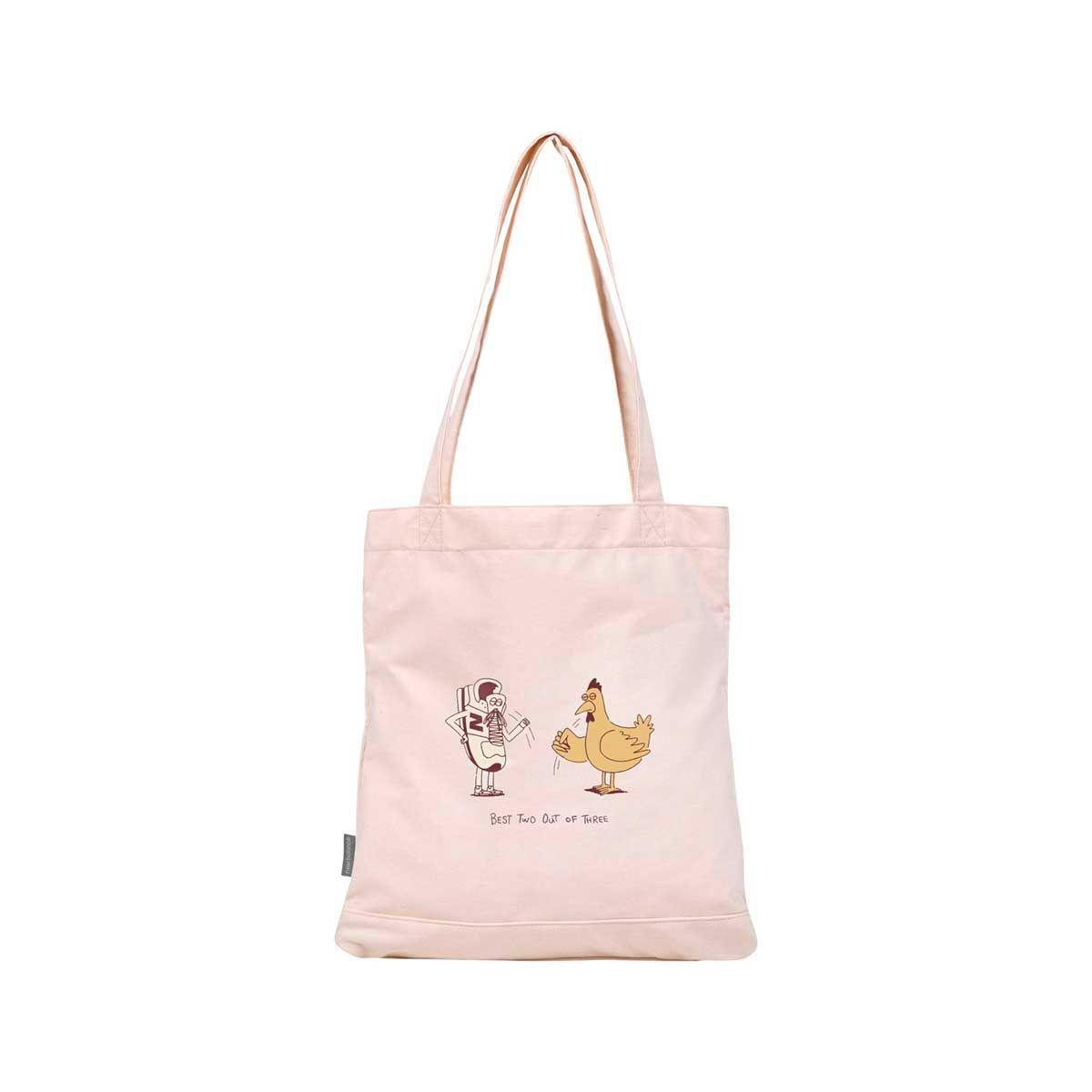 Tote Bag Unisex New Balance Best Two Beige-0