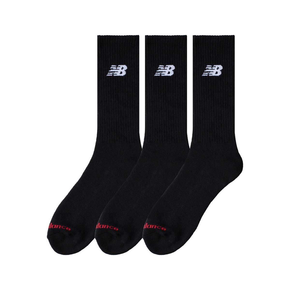 Calcetines 3 Pares Unisex New Balance Everyday Cushion Negro-1
