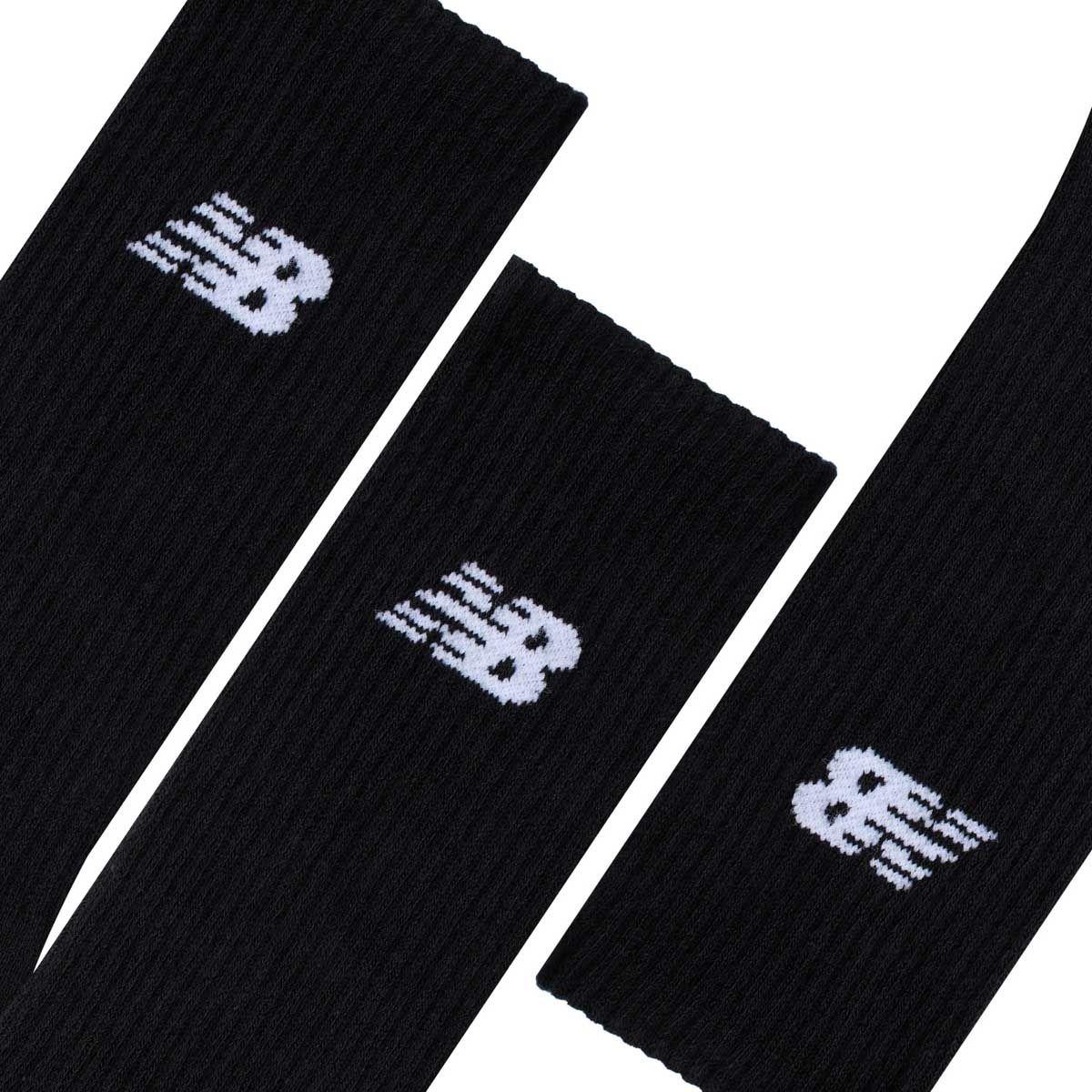 Calcetines 3 Pares Unisex New Balance Everyday Cushion Negro-2