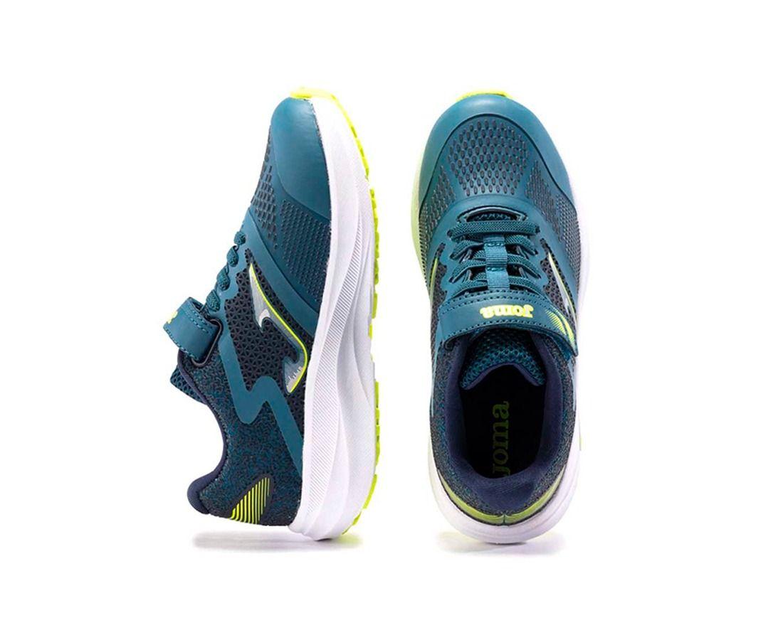 Zapatillas Running Niño Joma Speed Jr 2417 Petroleum Azul-2