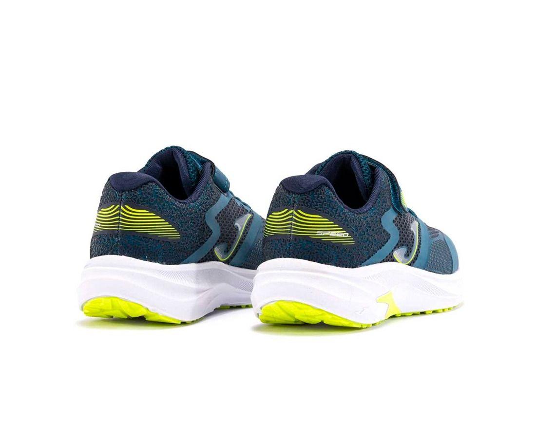 Zapatillas Running Niño Joma Speed Jr 2417 Petroleum Azul-3
