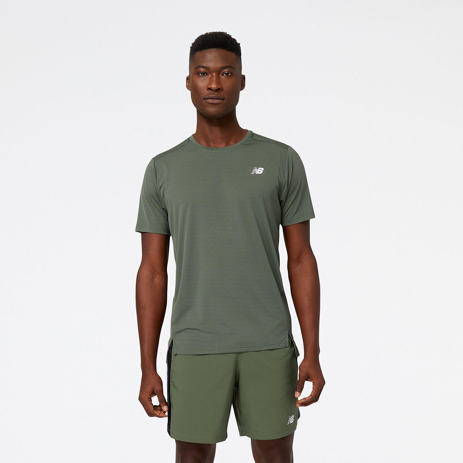 Polera Running Hombre New Balance Accelerate Verde-0