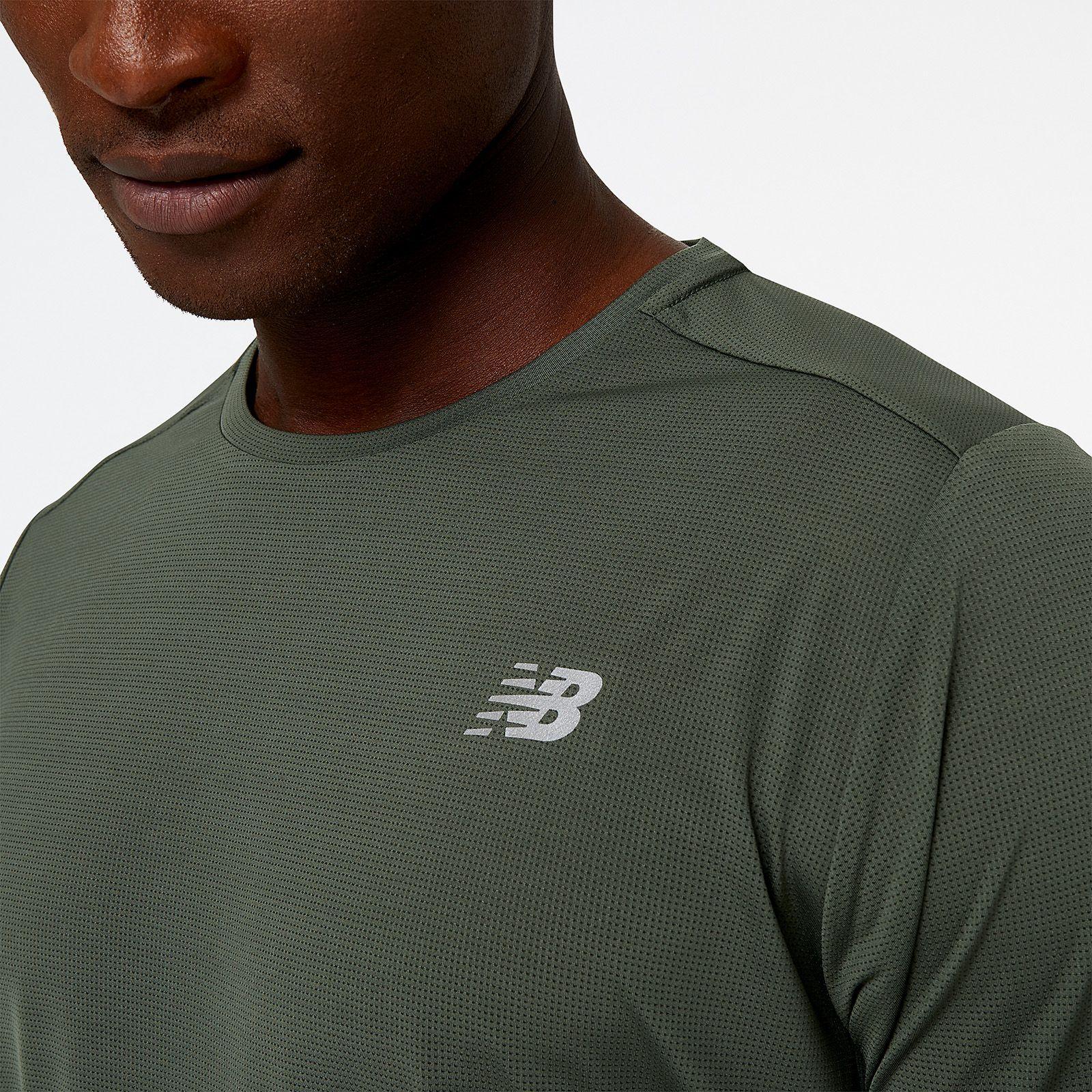 Polera Running Hombre New Balance Accelerate Verde-3