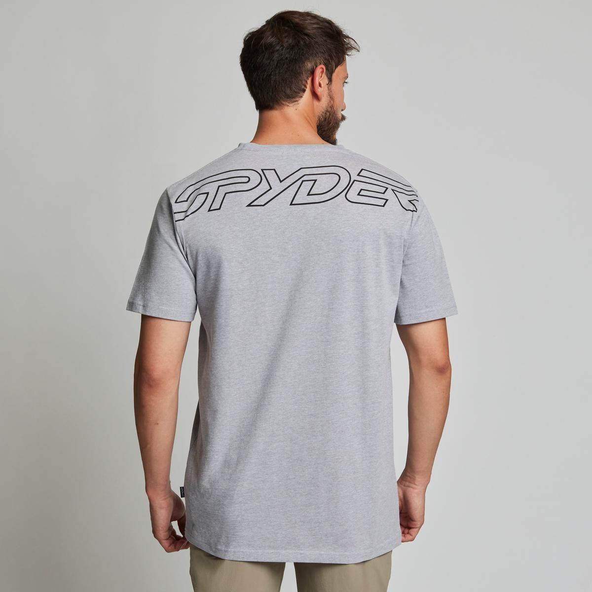Polera Lifestyle Hombre Spyder Gris-3