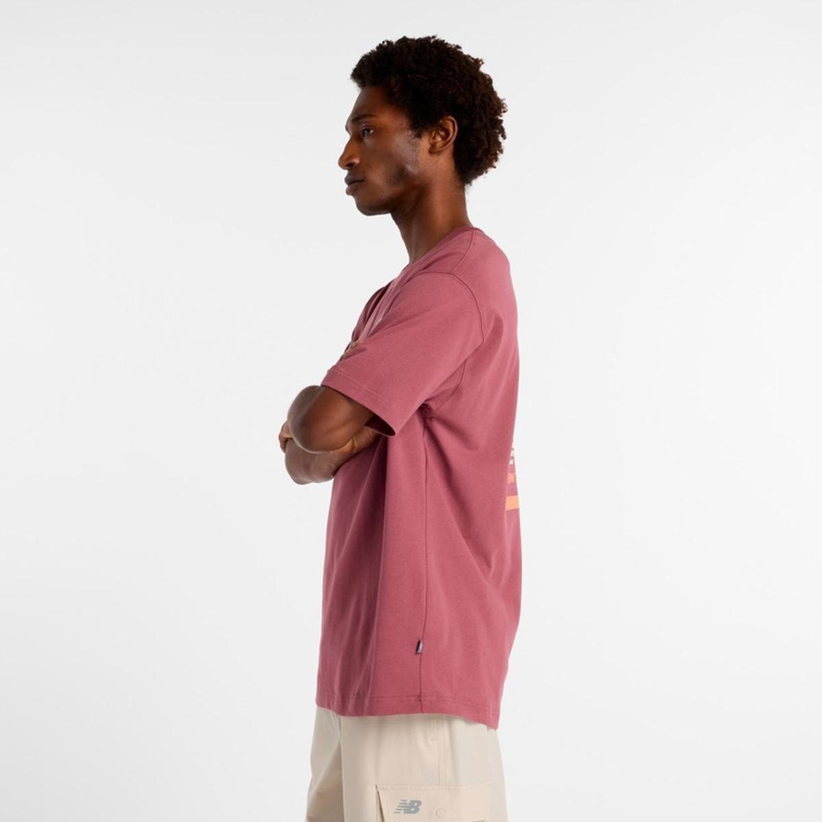 Polera Lifestyle Hombre New Balance Burdeo-2
