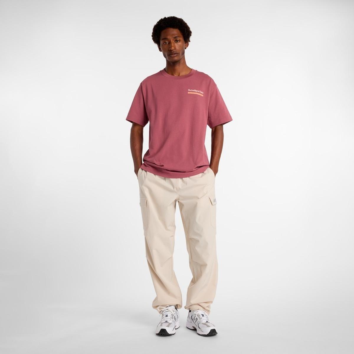 Polera Lifestyle Hombre New Balance Burdeo-3