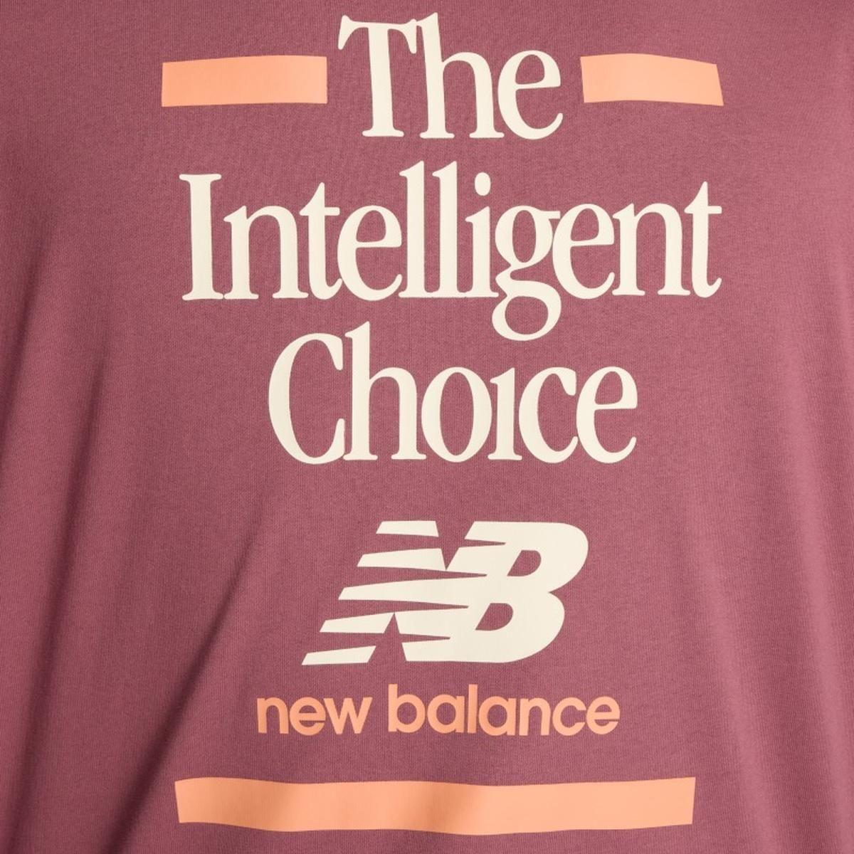 Polera Lifestyle Hombre New Balance Burdeo-5