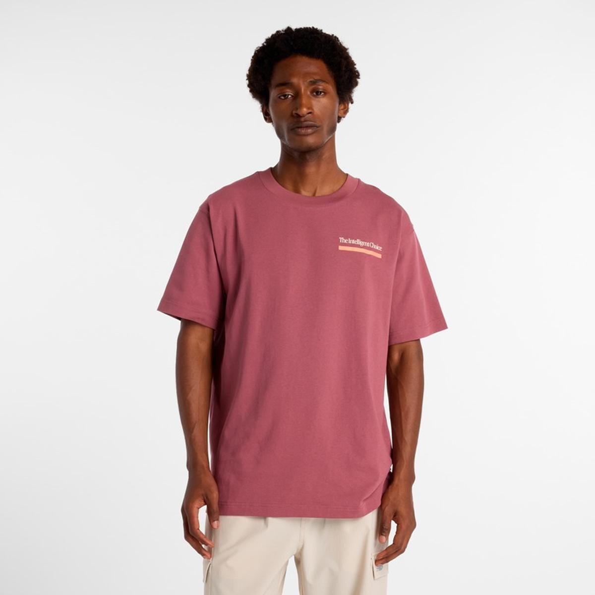Polera Lifestyle Hombre New Balance Burdeo-6