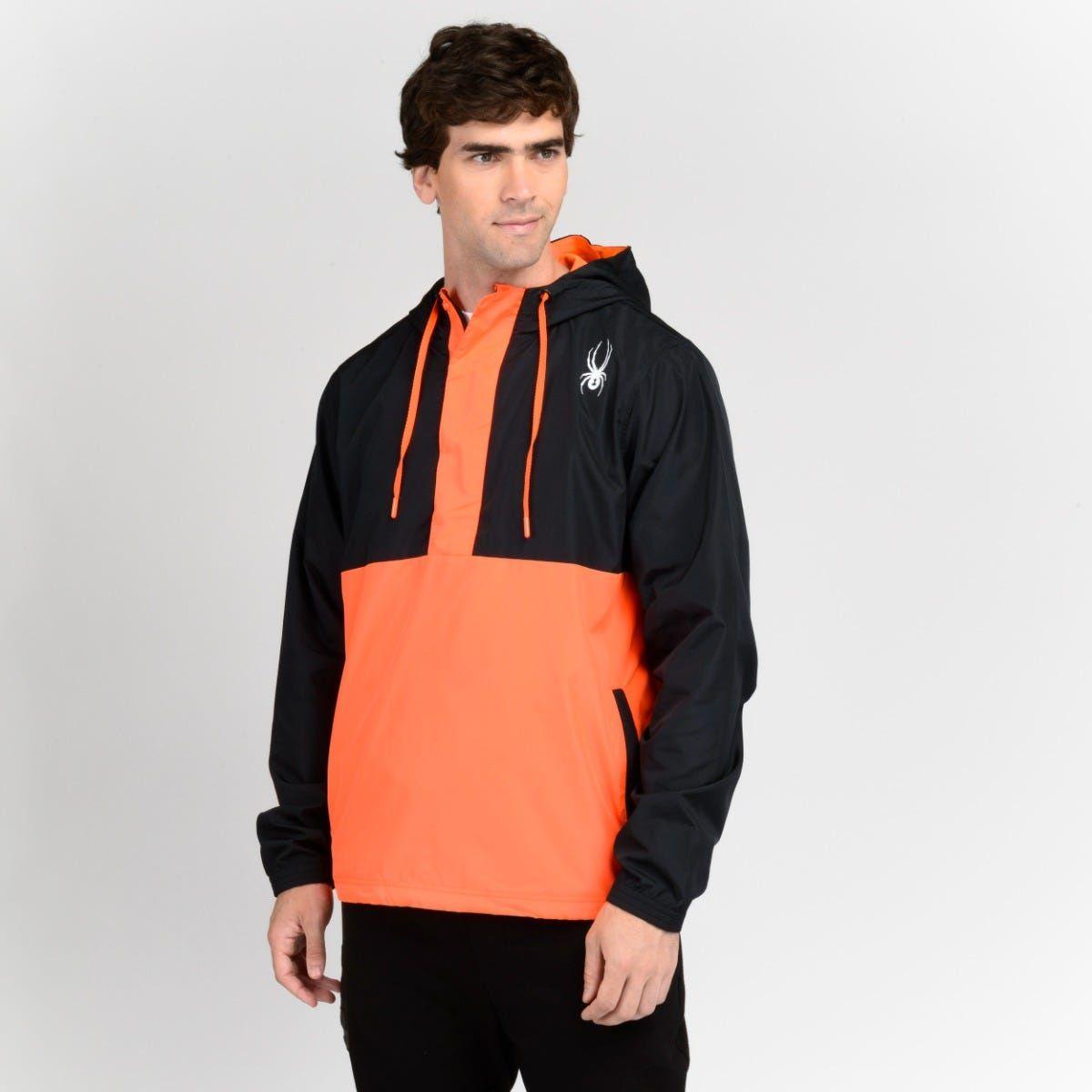 Cortavientos Entrenamiento Hombre Spyder Avanlanche Rojo-1