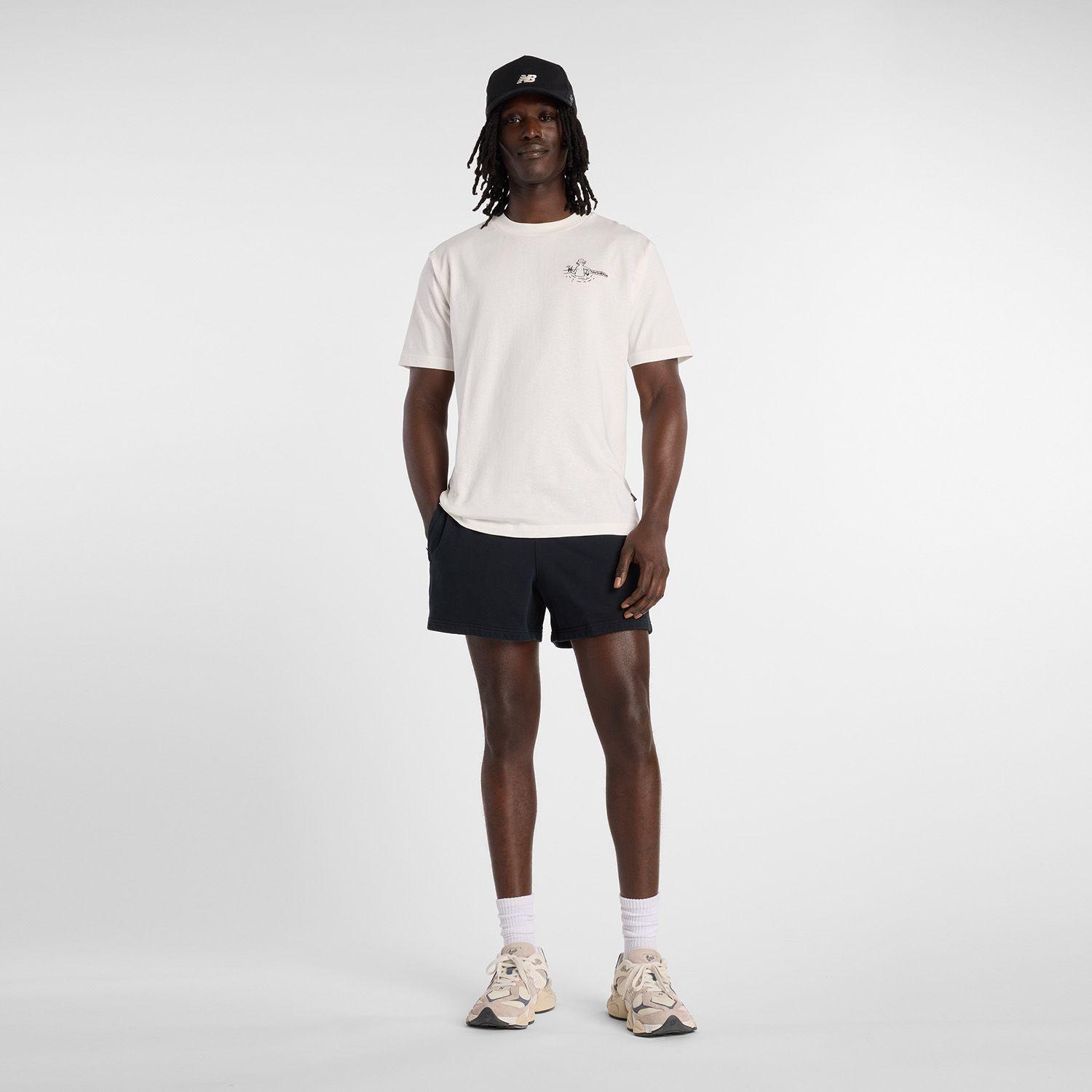 Polera Lifestyle Hombre New Balance Fountain Blanca-0