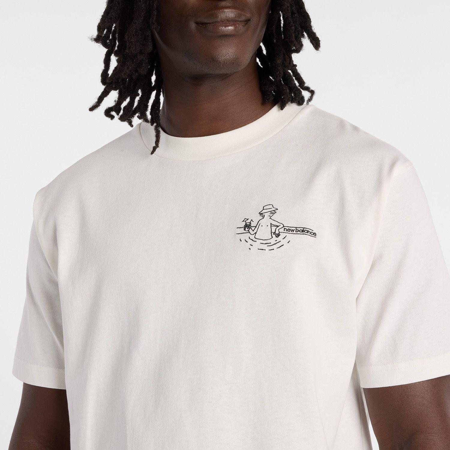 Polera Lifestyle Hombre New Balance Fountain Blanca-4