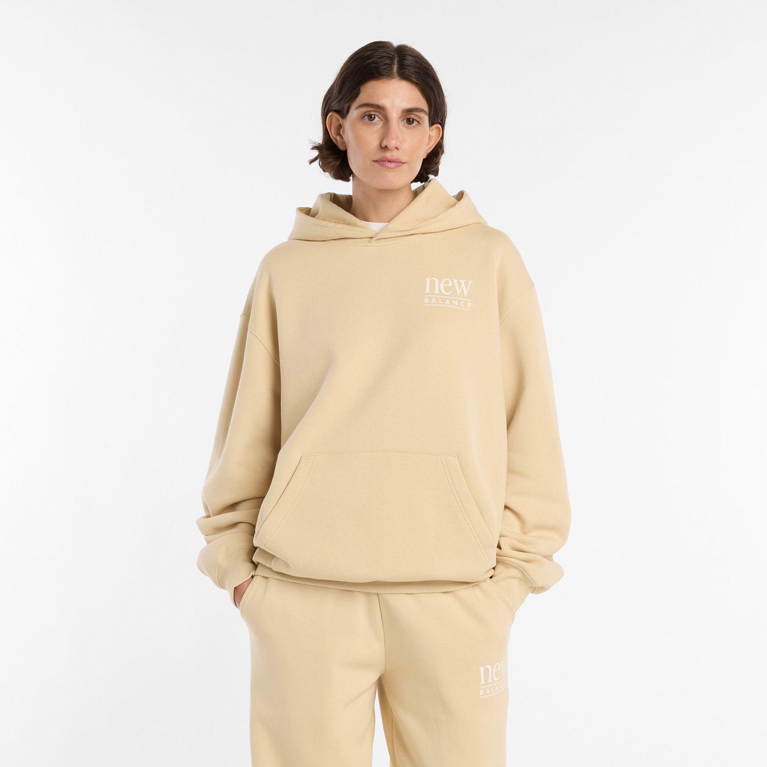 Polerón Lifestyle Mujer New Balance Reimagined Fleece Beige-0