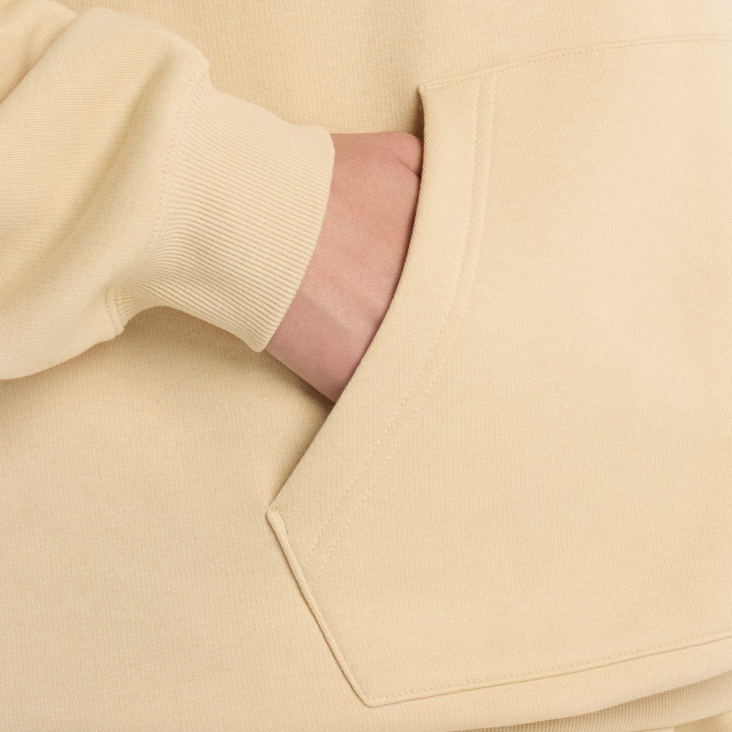Polerón Lifestyle Mujer New Balance Reimagined Fleece Beige-3