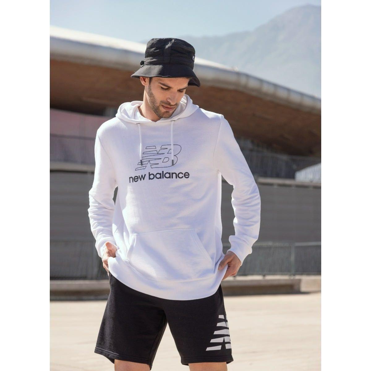 Polerón Hombre New Balance Blanco-3