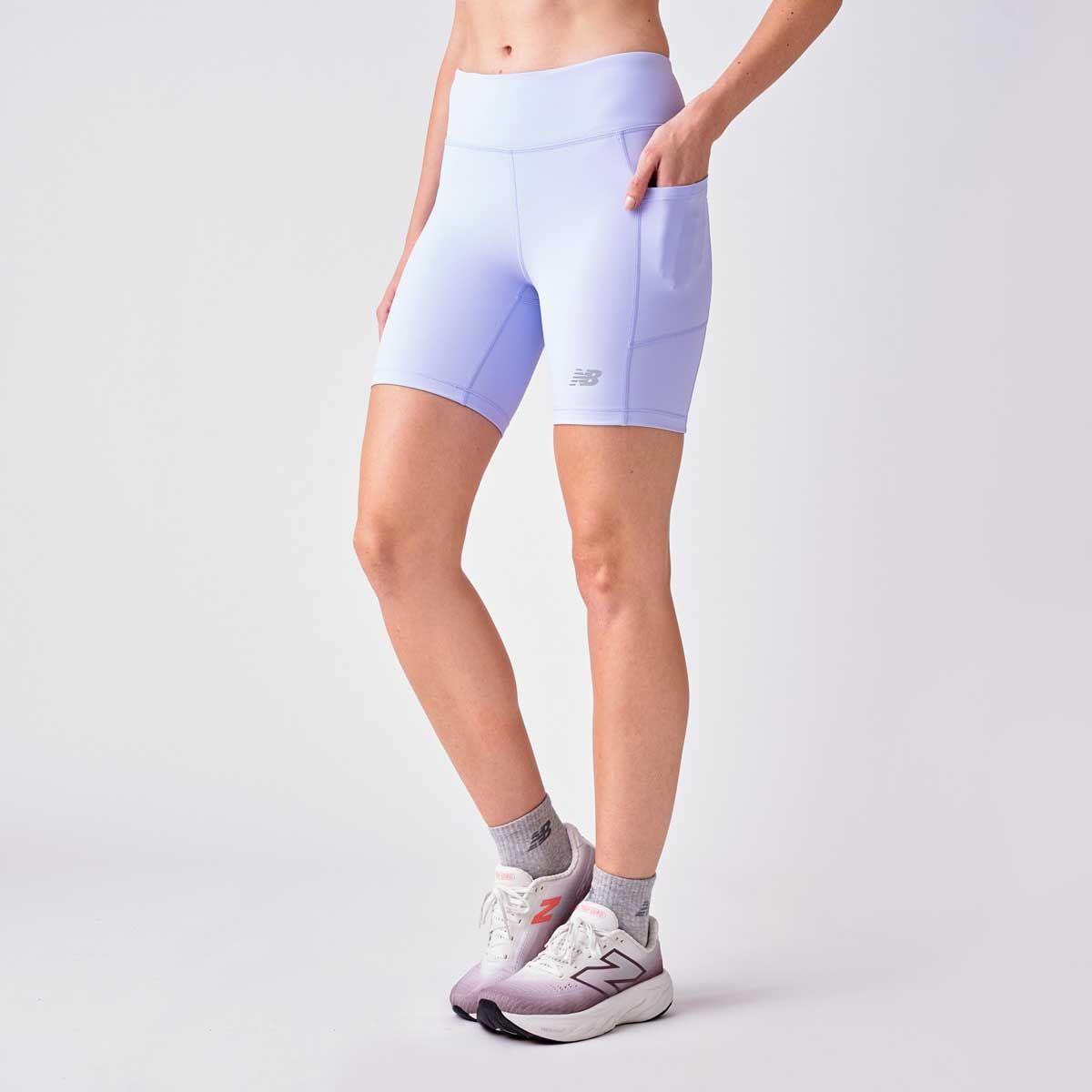 Calza Corta Running Mujer New Balance Essentials High Rise 6-2