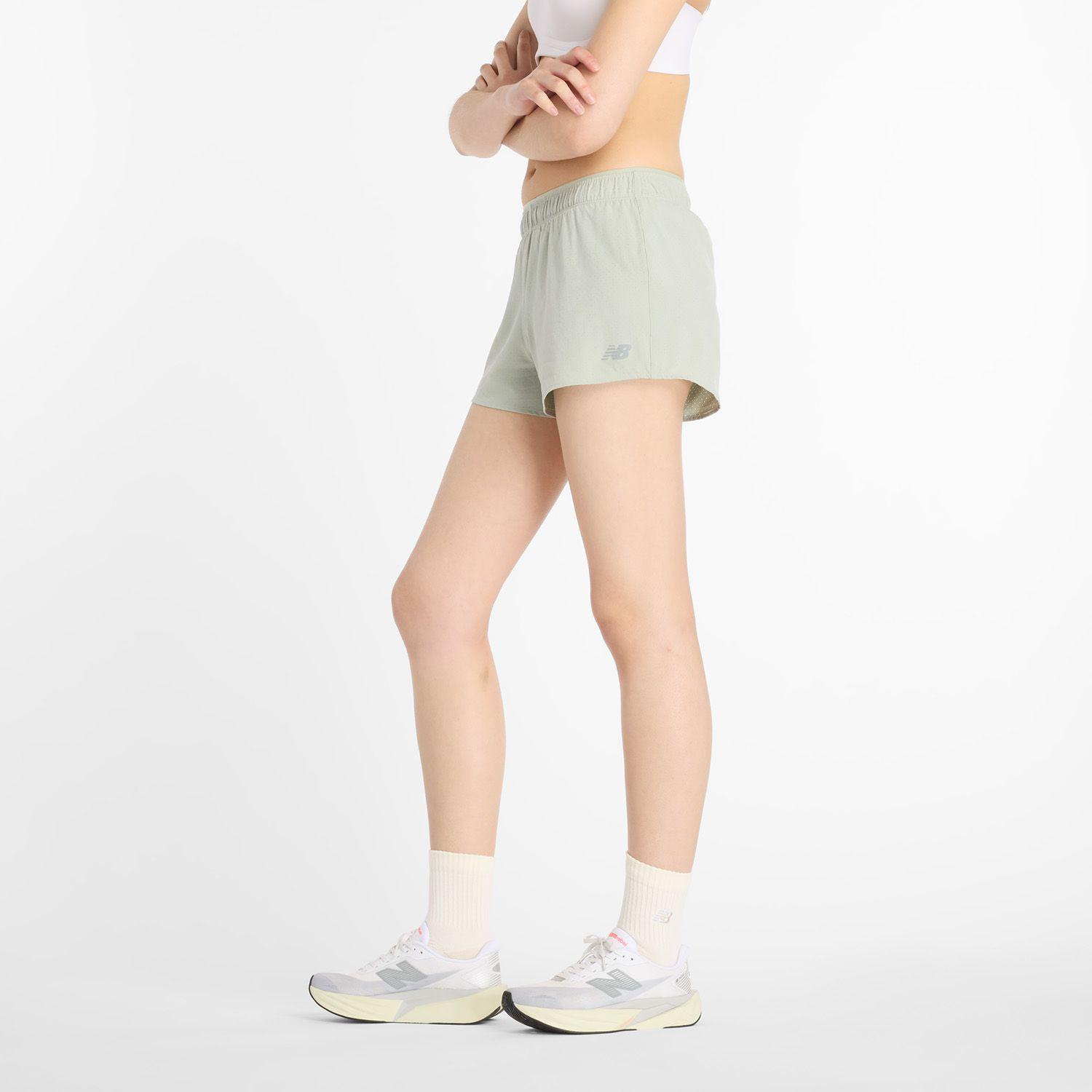 Short Mujer New Balance Sport RC3 Beige-1