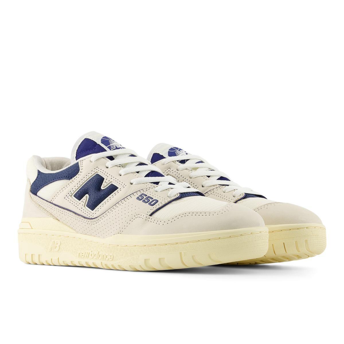 Zapatillas Urbanas Hombre New Balance 550 Beige/Azul-4