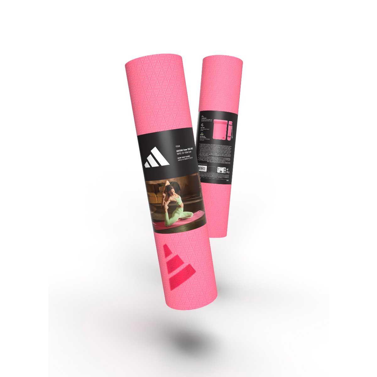 Mat Yoga Adidas 6mm Pink Fusion Rosado-4