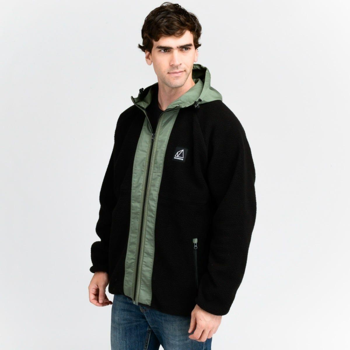 Polerón Polar Outdoor Hombre New Balance Negro-1