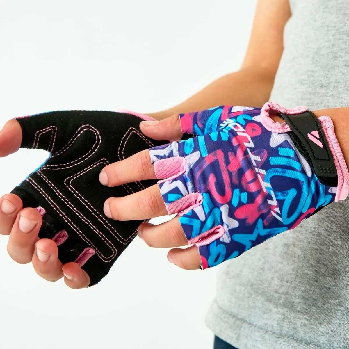 Guante ciclismo Niños Altitude MTB Short multicolor finger-3