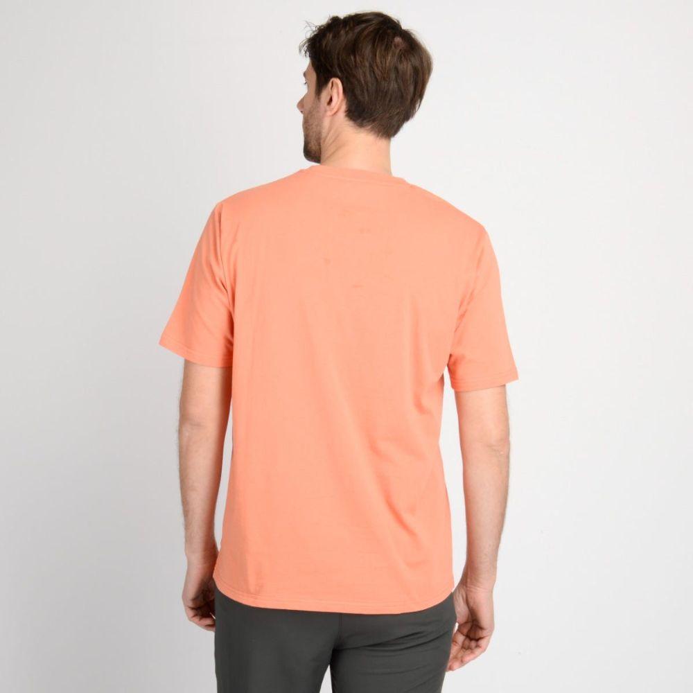 Polera Lifestyle Hombre New Balance Naranjo-1