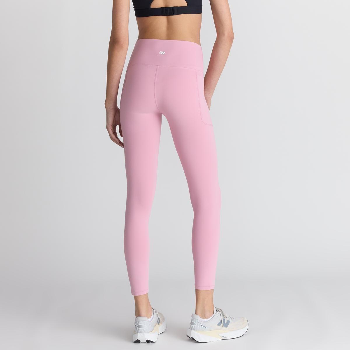 Calzas Mujer New Balance Harmony Pocket High Rise Rosada-1