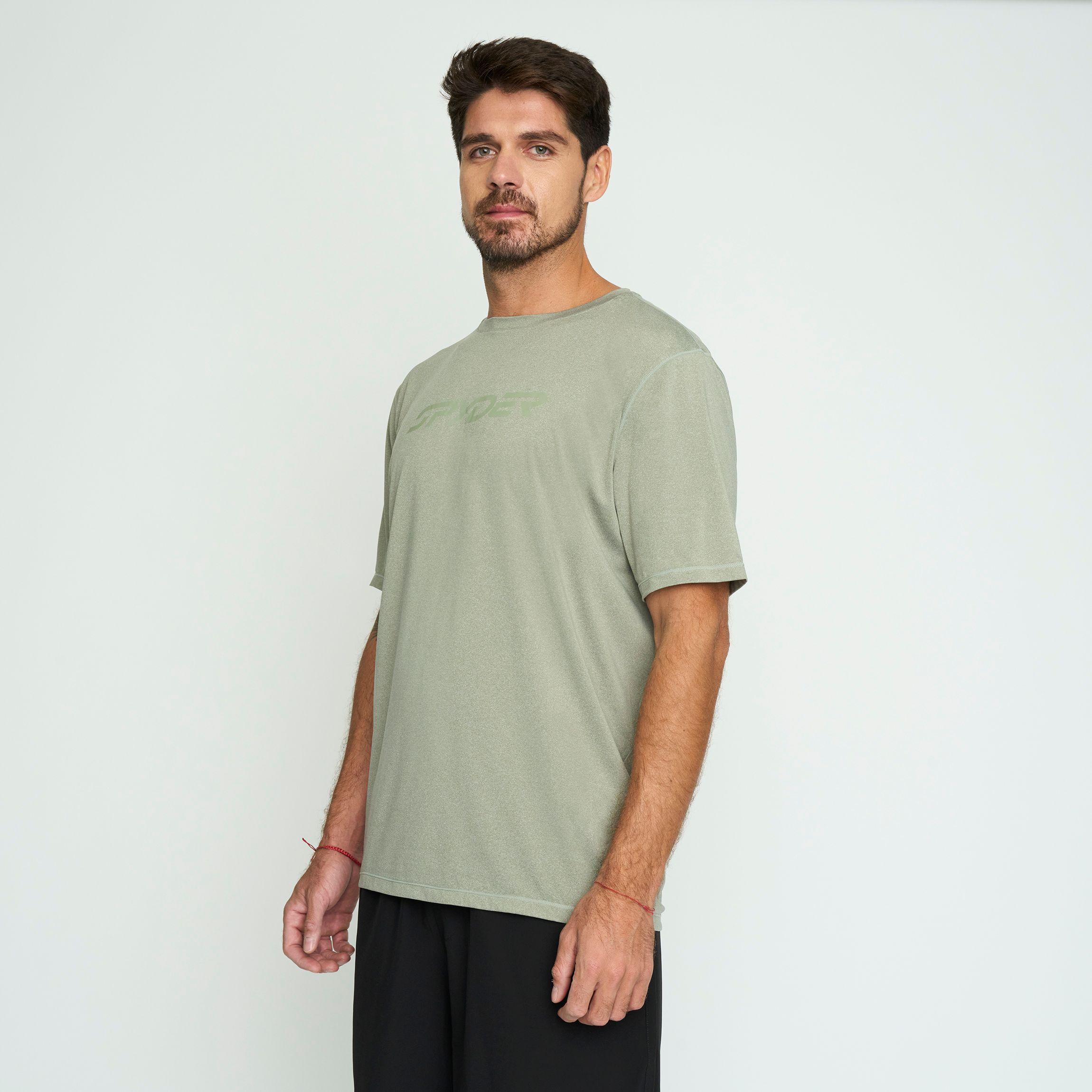 Polera Entrenamiento Hombre Spyder Beige SYMTT01S24BG-1