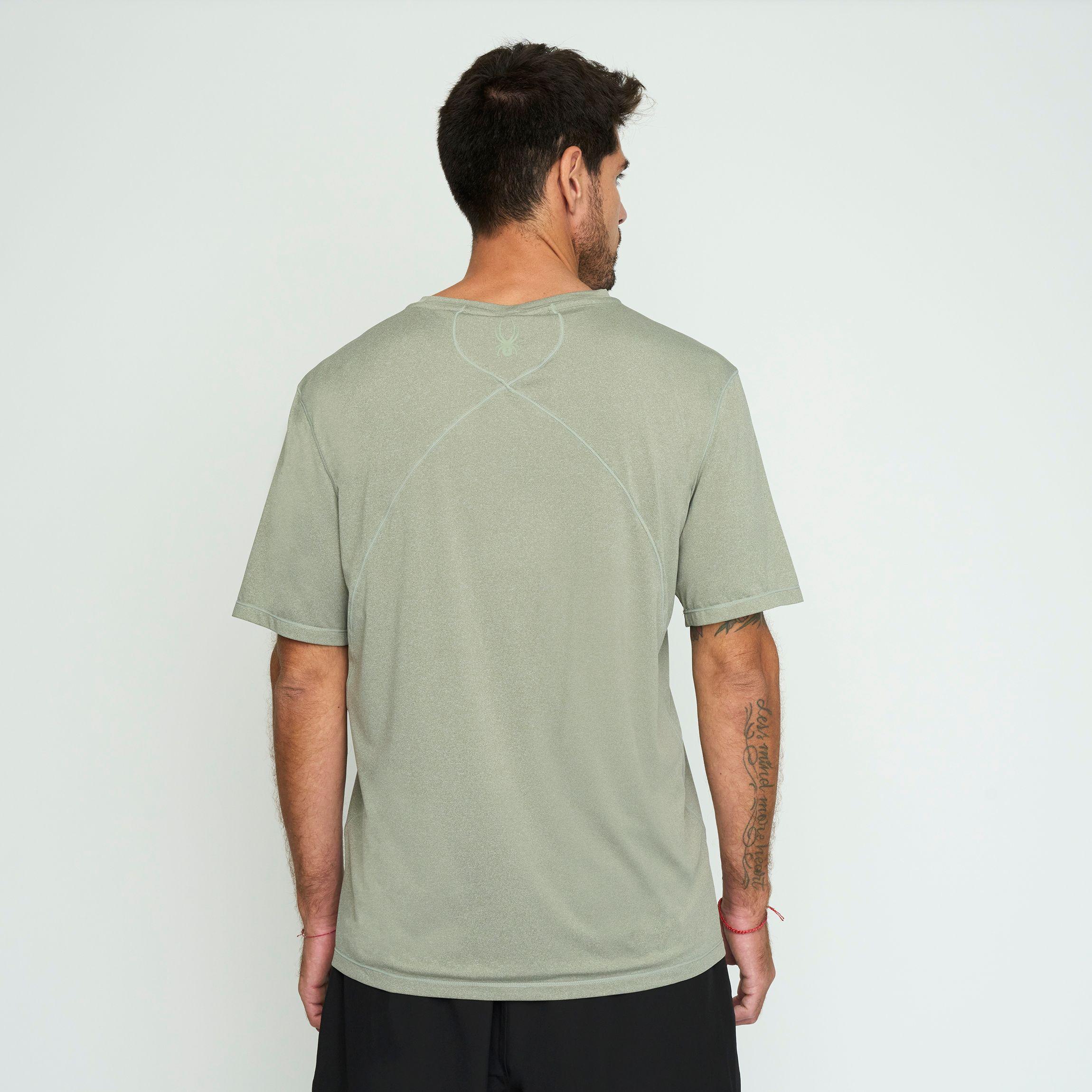 Polera Entrenamiento Hombre Spyder Beige SYMTT01S24BG-2