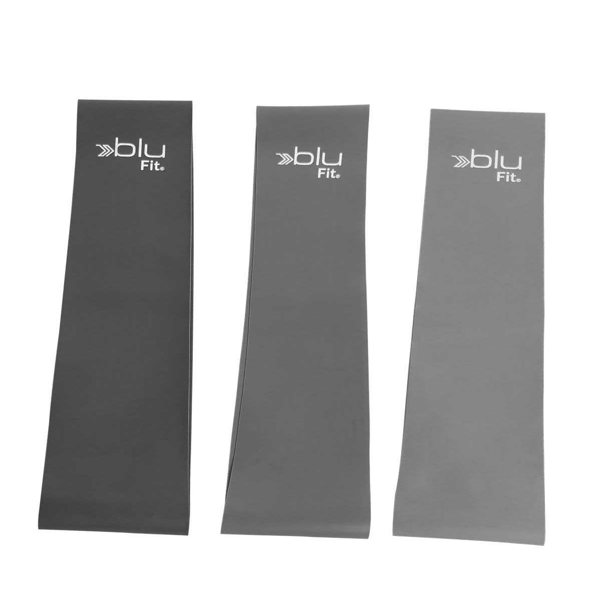 Set Bandas Elasticas Blu Fit Power band gris-2