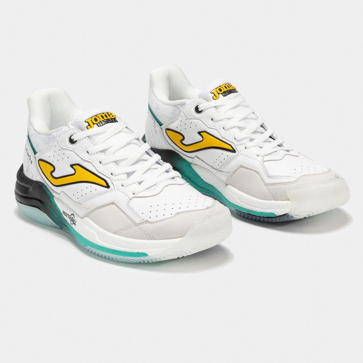 Zapatillas Handball Hombre Joma Naturka Blanca-1