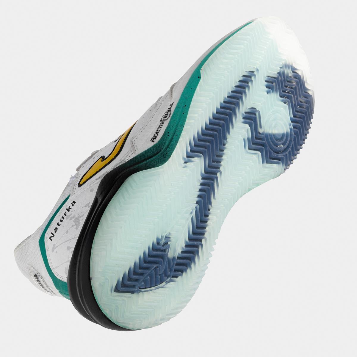 Zapatillas Handball Hombre Joma Naturka Blanca-4