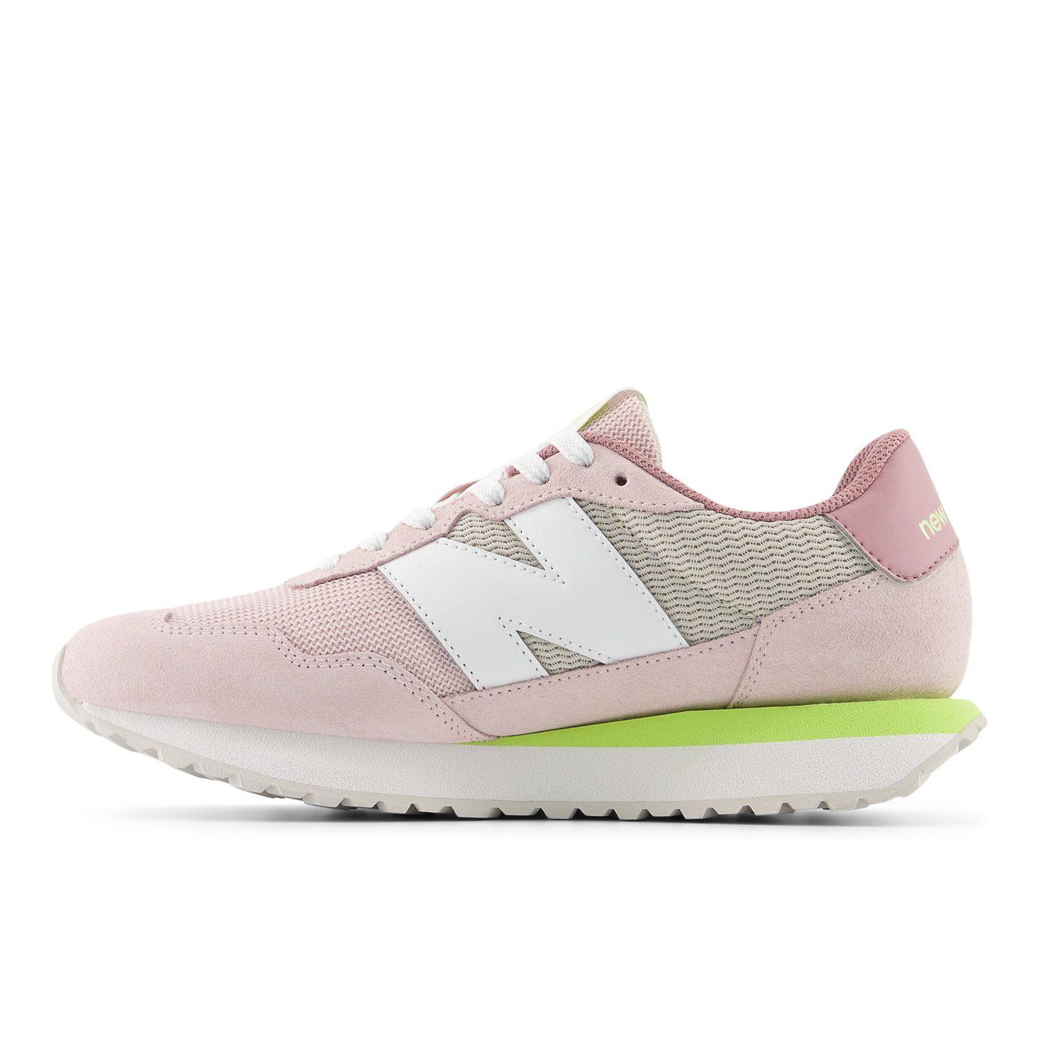 Zapatillas Urbanas Mujer New Balance 237 Rosada/Beige-1