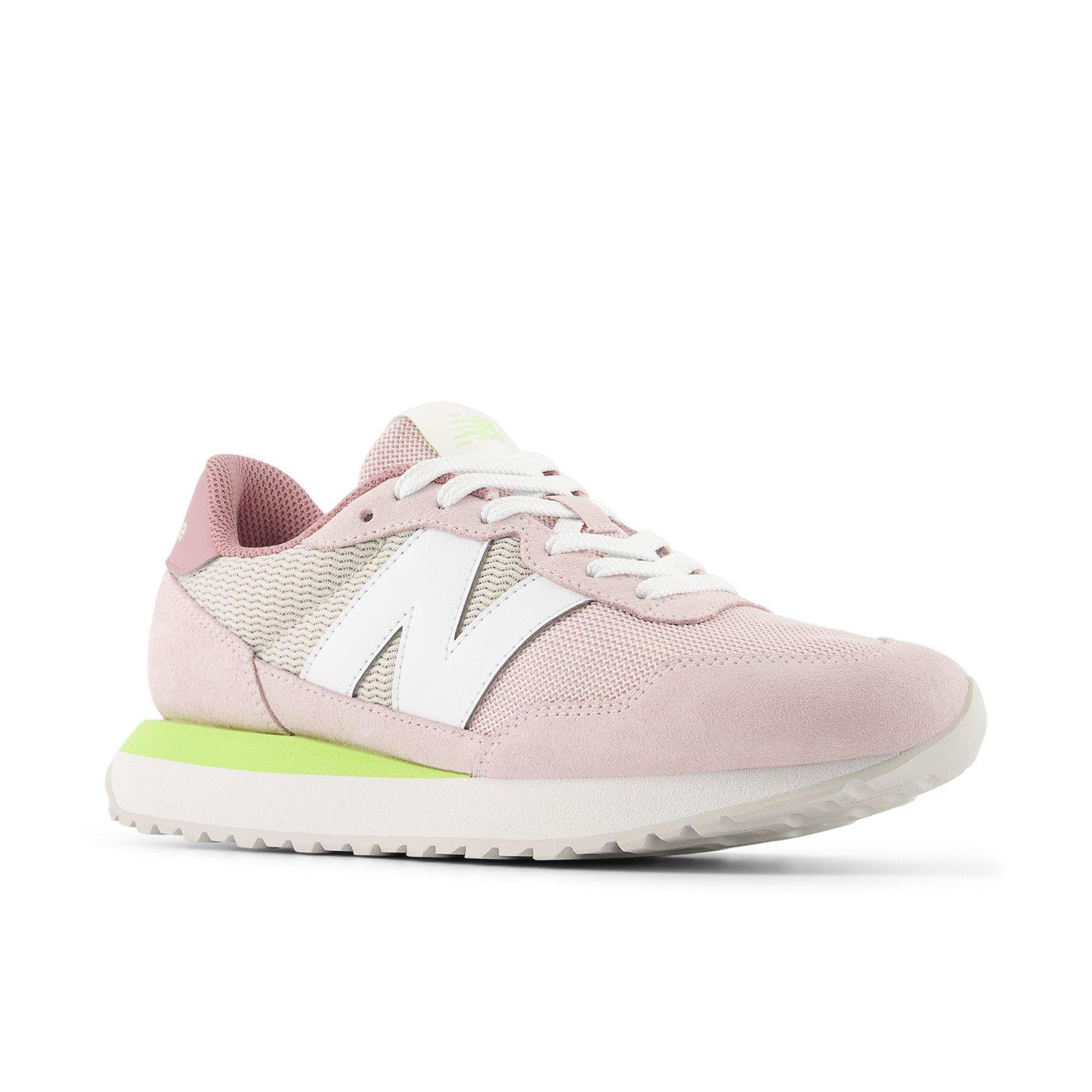 Zapatillas Urbanas Mujer New Balance 237 Rosada/Beige-3