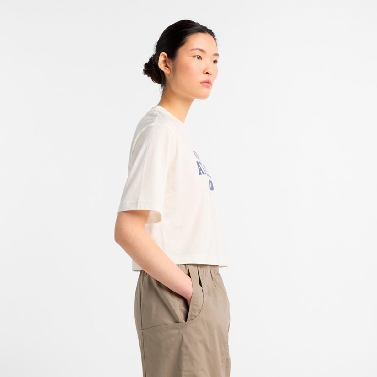 Polera Lifestyle Mujer New Balance Heritage Relaxed Blanca-2