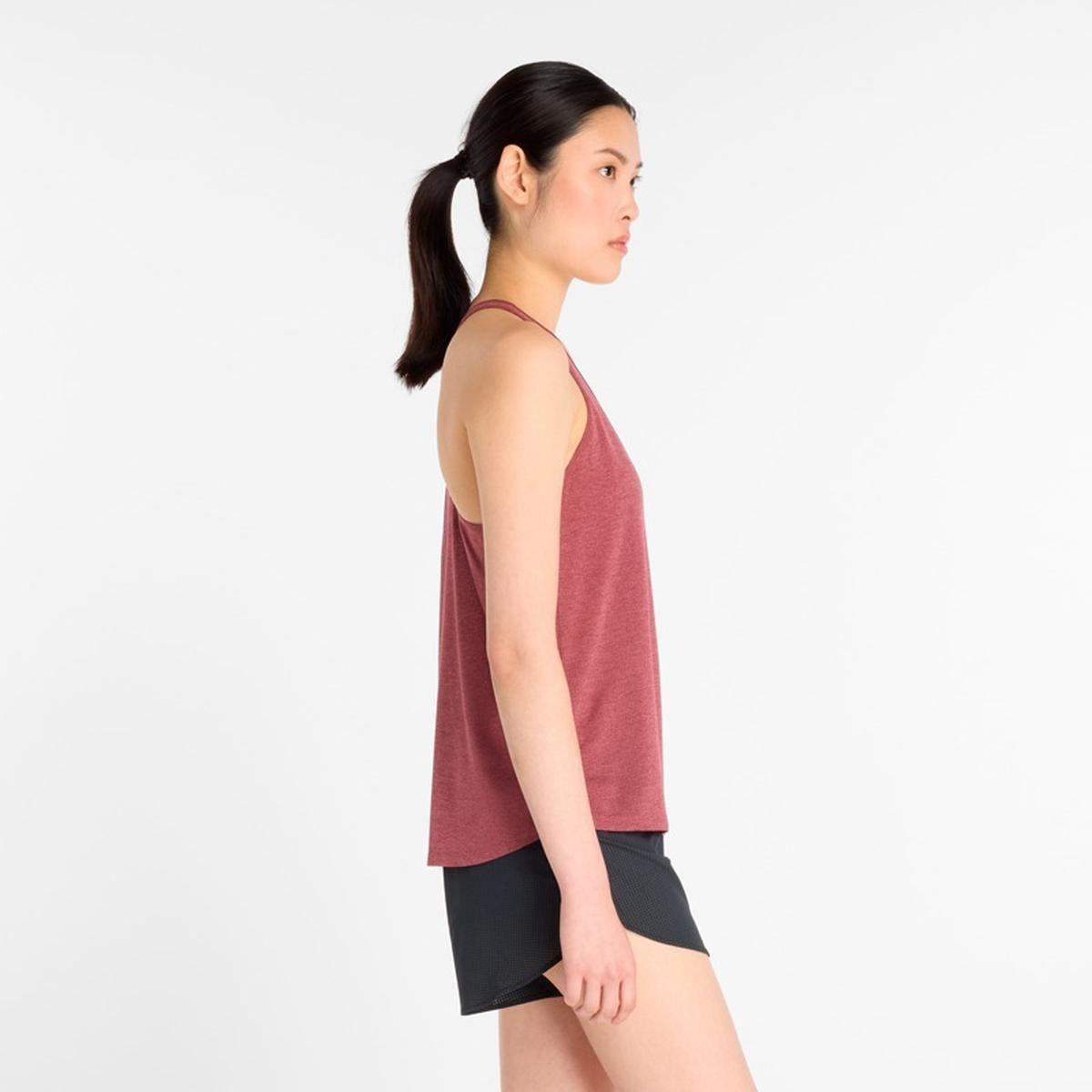 Polera Sin Mangas Running Mujer New Balance Burdeo-2