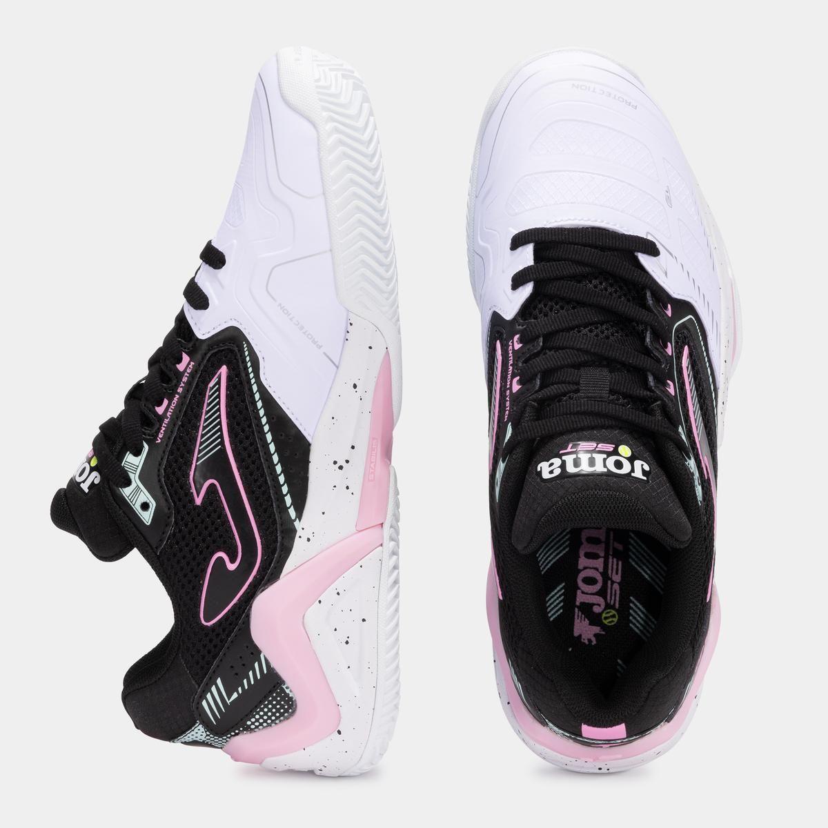 Zapatillas Tenis Mujer Joma Set 24 Blanco-3