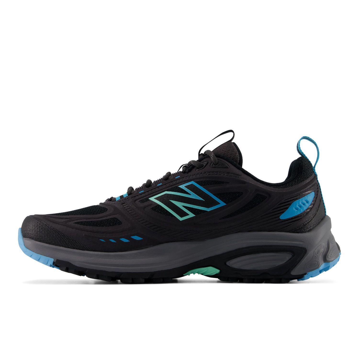 Zapatilla Trail Running Mujer New Balance 410 V9 Negras/Azul-1