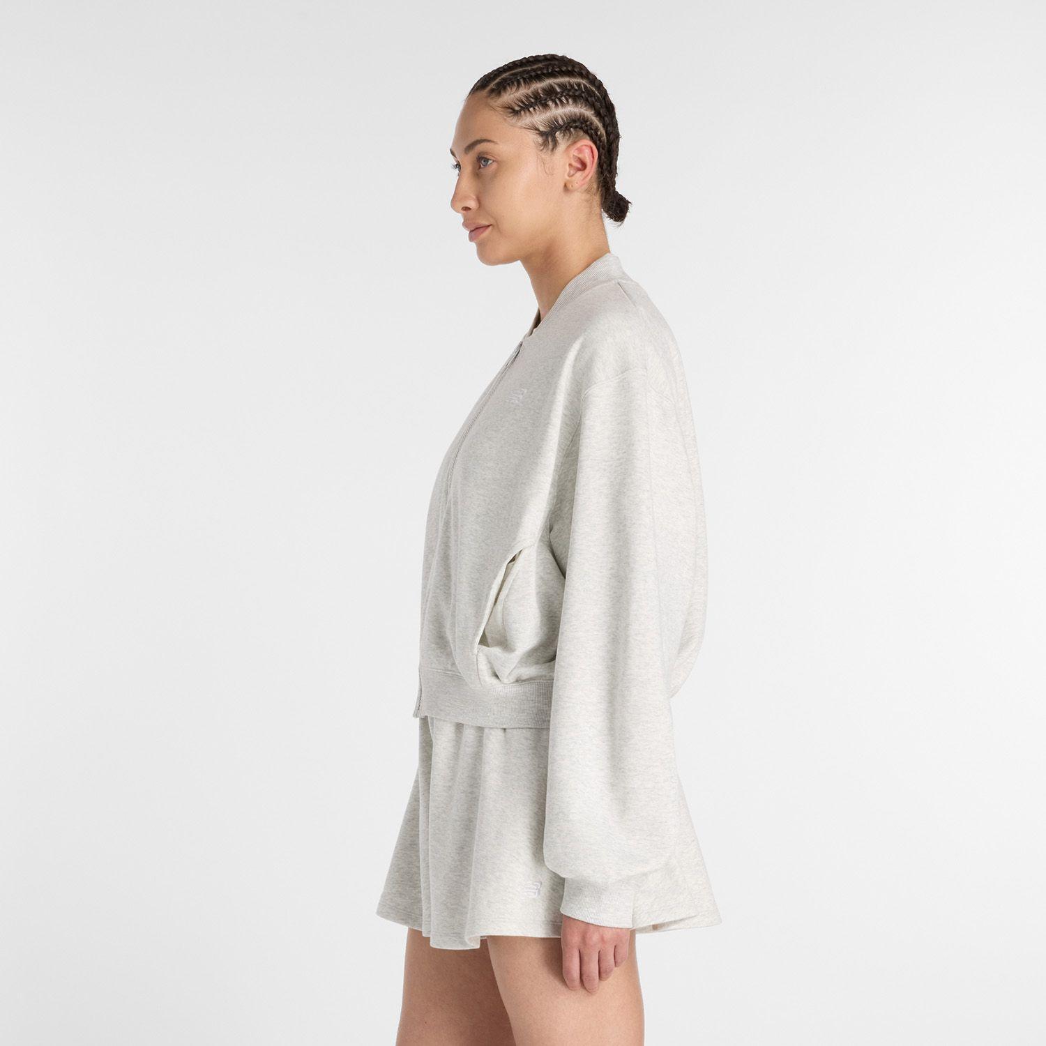 Polerón Lifestyle Mujer New Balance French Terry Bomber-1