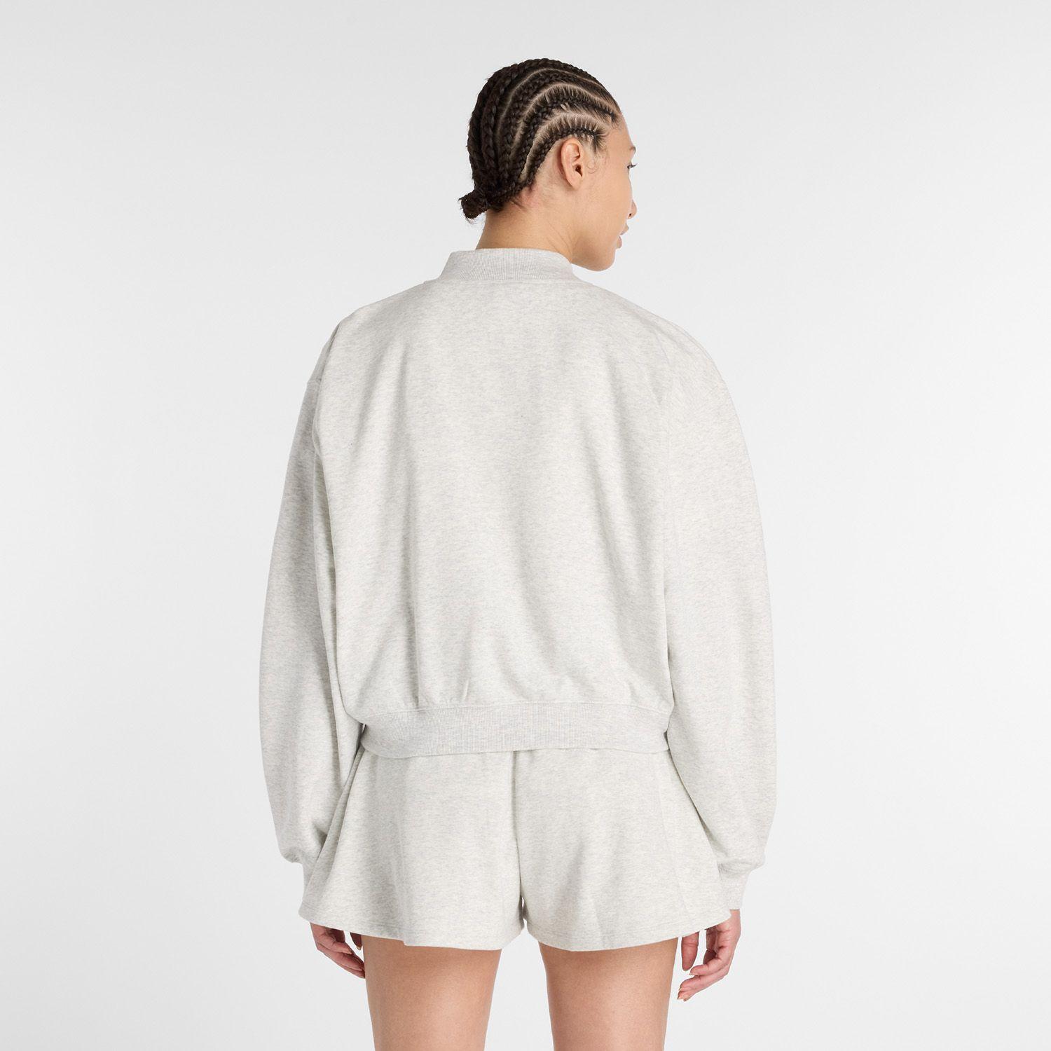 Polerón Lifestyle Mujer New Balance French Terry Bomber-2