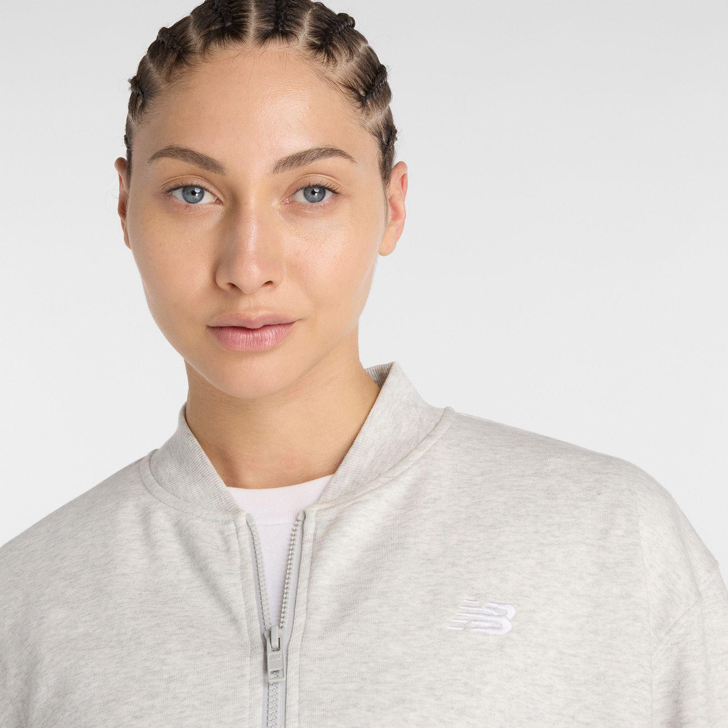 Polerón Lifestyle Mujer New Balance French Terry Bomber-3