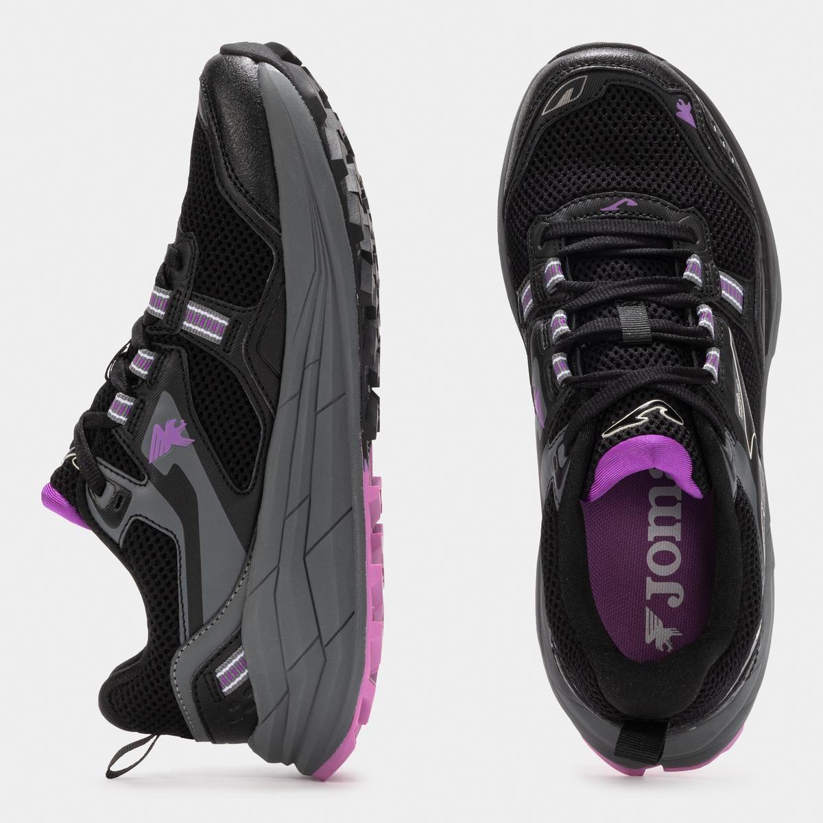 Zapatillas Tail Running Mujer Joma Shock Negra-3