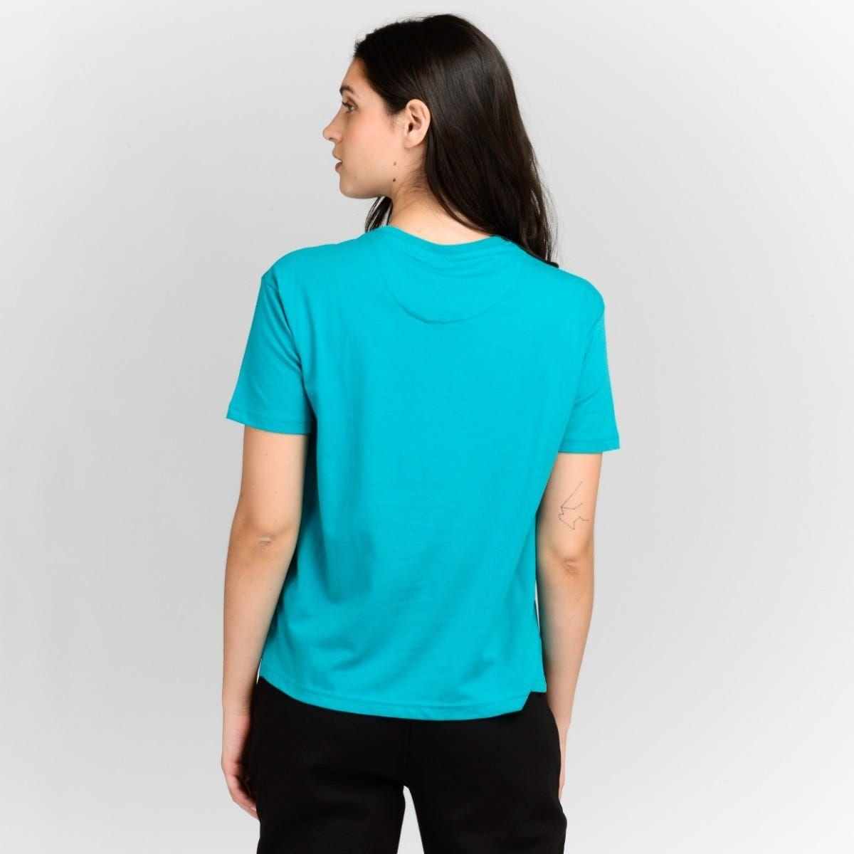 Polera Entrenamiento Mujer Spyder After Ski Turquesa-2