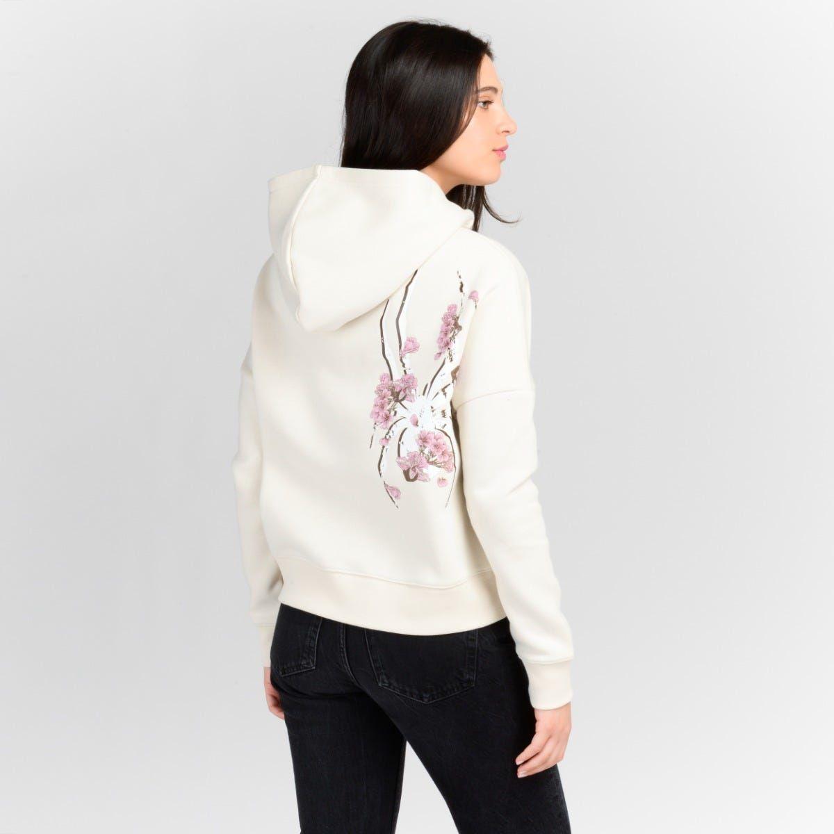 Polerón Urbano Mujer Spyder Hoodie Nordic Blanco-2