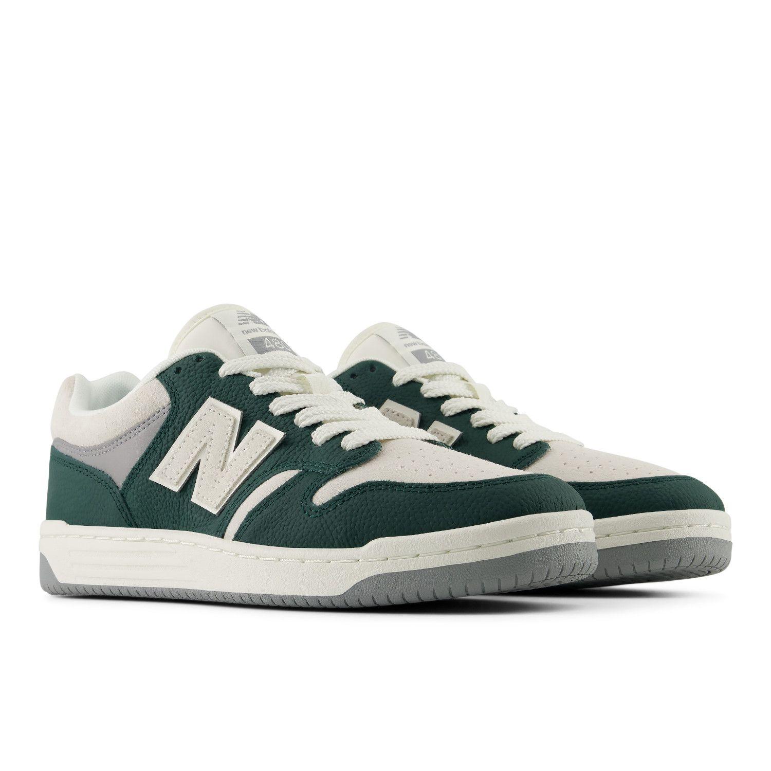 Zapatillas Urbanas Unisex New Balance 480 Verde/Beige-3