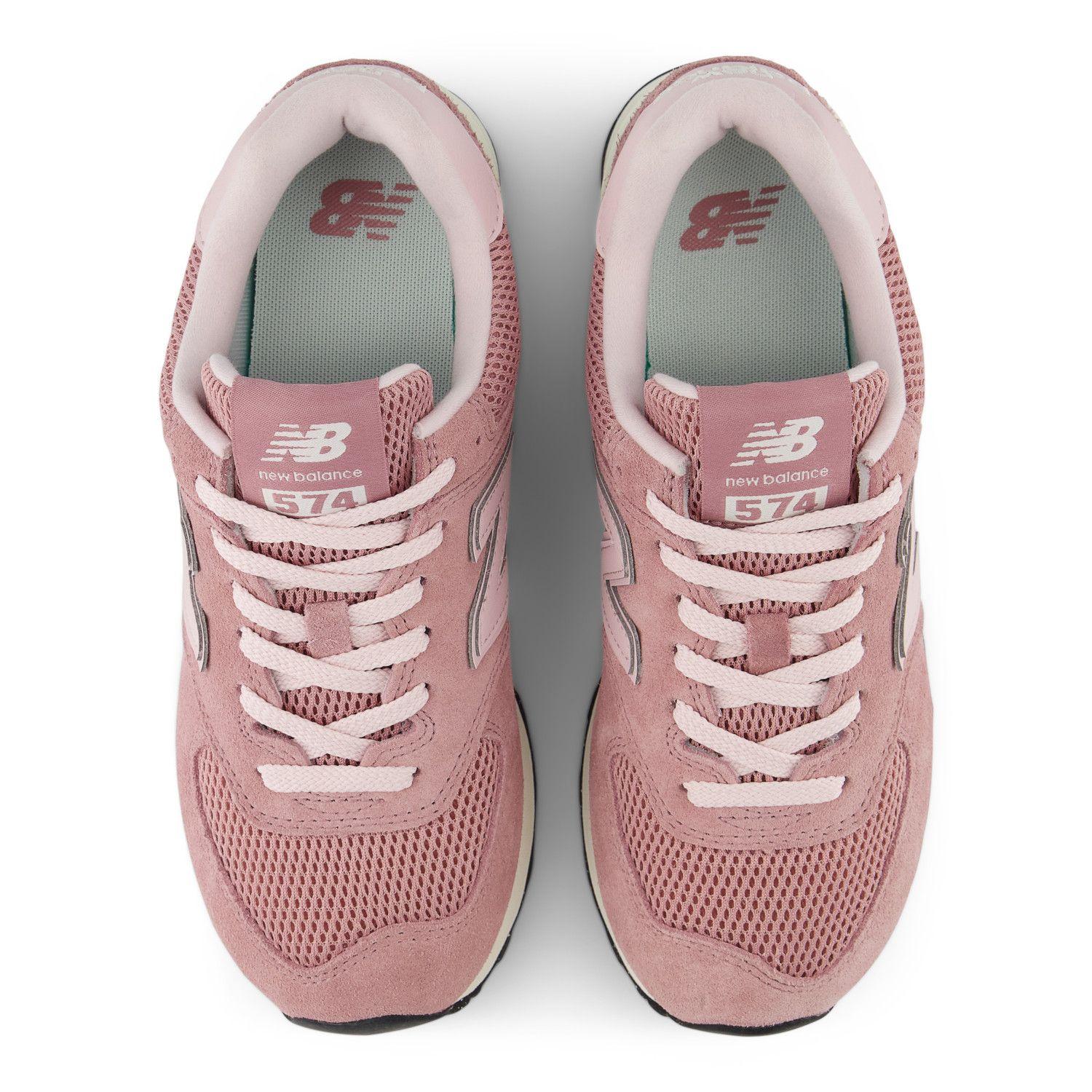 Zapatillas Urbana Mujer New Balance 574 Rosada/Blanca-2