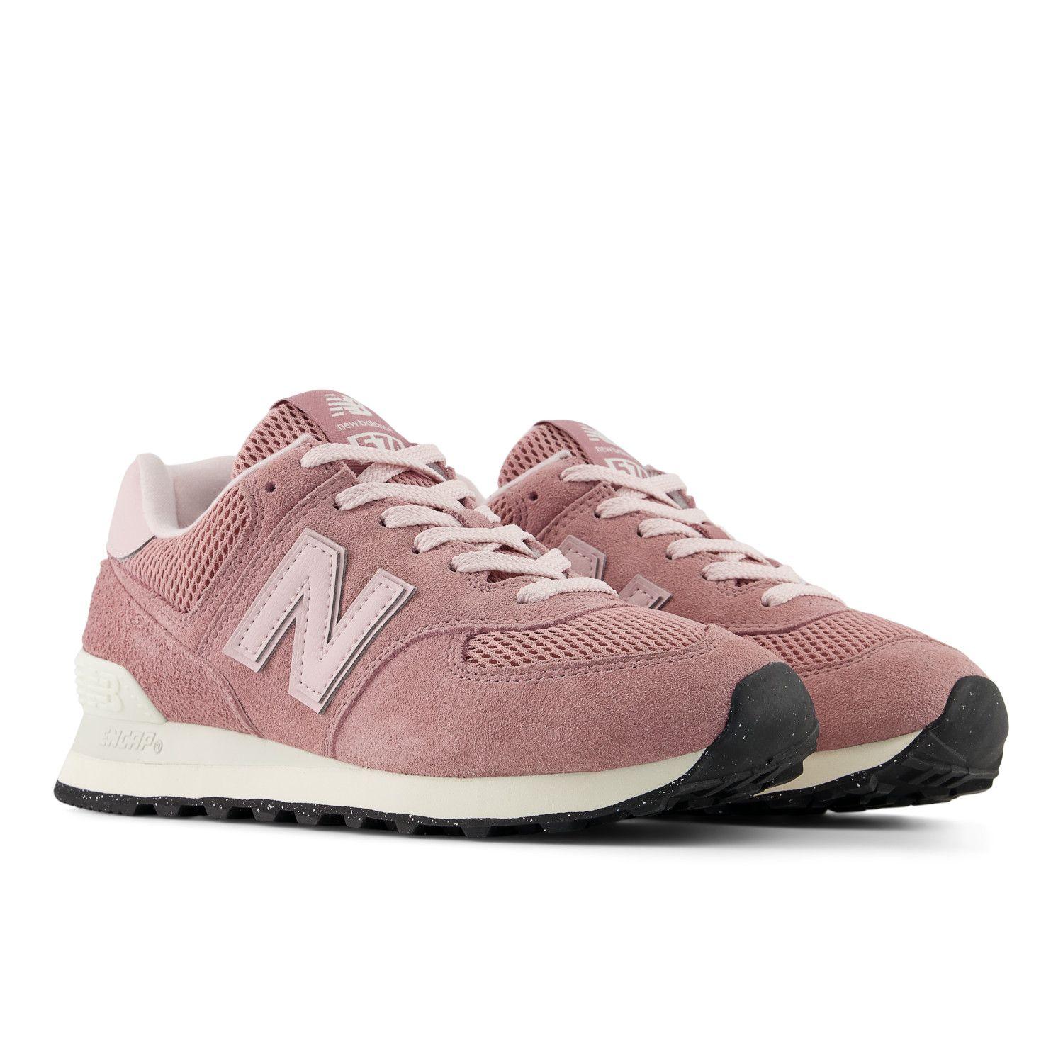 Zapatillas Urbana Mujer New Balance 574 Rosada/Blanca-3